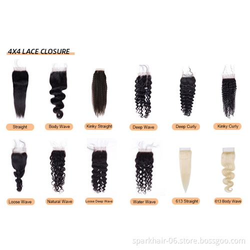 2x6 Lace Closure Straight Body Wave Brazilian Hair Extensions 4x4/5x5/13x4/6x6 Lace Closure Human Hair For Wholesale